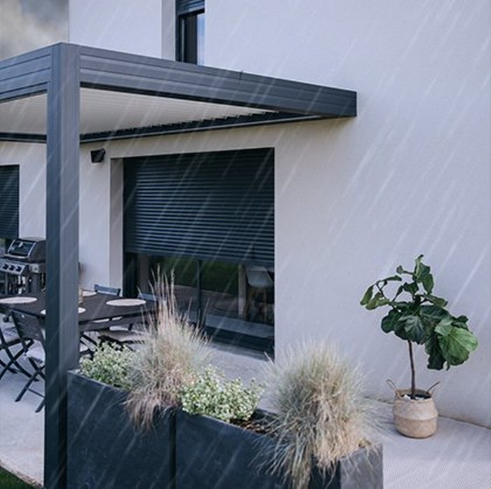 Vluchtig Chemie operator Pergola: elektrische pergola zonwering - Somfy
